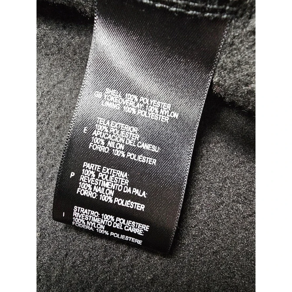 The North Face Jacket Mens XL Black Fleece Denali Windbreaker Zip Pockets